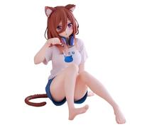 Epitome Figurine d'anime Les quintuplés assis Nakano Nino Nakano Miku Décoration de bureau Convient aux collections (Nakano Miku)