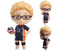 Epitome Haikyuu Figurine Kei Tsukishima Anime Character PVC Model Q Version Anime Figures Collection Statue Modèle Collectibles Bureau Ornement Cadeau