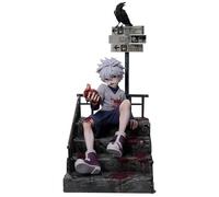 Epitome killua zaoldyeck Figurine de scène de bataille à effet spécial - Statue de manga en PVC - Collection de bureau - Cadeau pour les fans