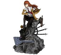 Epitome Makise Kurisu Figurine Anime Steins Gate Figure assis Plateforme Jeu Figurine de personnage Statue de 25 cm en PVC Modèle Décoration de bureau Collection Cadeaux pour les fans