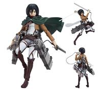 Epitome Mikasa Figurine géante attaquante en PVC pour décoration de table Motif scène de bataille cool