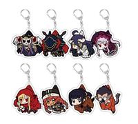 Epitome Porte-clés en acrylique avec personnages de l'anime Overlord - 5 cm, 8 pièces., 5