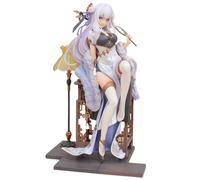 Epitome Rem & Emilia Figurine Re0 Anime - 23 cm - Jolie robe Cheongsam - Figurine d'action en PVC - Décoration - Cadeau créatif pour les fans d'anime (violet)