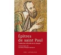Epîtres de saint Paul Philippe Barbarin (Préface), Saint Paul (Auteur)