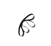 EPKFHNFX 1 Jeu de Courroies de Transfert de Sortie de Papier 2 pièces 629-93810 for Une Utilisation R-iso dans TR 1000 1510 1530 1550 CR 1600 1610 1630 1640 KS 500C 600C 800C(10Set)