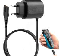 EPKH-12V 0.4A Chargeur pour Braun Rasoir Électrique Séries 9 7 5 4 3 2 1, Remplacement Cordon d¿Alimentation avec Protection Multiple, Câble Adaptateur de Recharge Compatible avec 190, 390CC, 3040S,