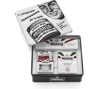 Epkh-Coffret Rasage Peaux Sensibles Vintage (3 Produits) - Coffret Cadeau Pour Hommes Avec Crème De Pré-Rasage, Tube De Crème À Raser Et Baume Après-Rasage -Fabriqué En Italie