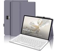 EPKH-Coque Clavier pour Honor Pad 9 12.1 Pouces 2024, AZERTY Français Clavier Bluetooth Détachable Magnétique pour Tablette Honor Pad 9 12.1"" 2024, Violet