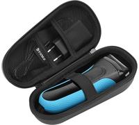 EPKH-Étui Housse Rasoir Electriques Hommes Shaver Pour Braun Series 5 Shave & Style Rasoir Électrique pour Braun Series 3 Proskin/Series 1 130s, Maison ou les Voyages Aux Chocs (Étui Seulement)