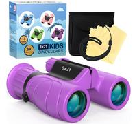 EPKH-Kizplays® Jumelles pour Enfants, Grossissement Élevé 8x21, Jumelles de Poche HD, Observation des Oiseaux, Randonnée, Tourisme, Jouets pour Petits Garçons et Filles de 4 5 6 7 8 Ans - Cadeau de P