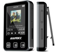 EPKH-Lecteur Mp3 Bluetooth 5.3 avec Clip Sport et Brassard, HiFi Baladeur Mp3 Écran Couleur TFT 1,77 Pouce, Mp3 Lecteur, Mp3 Player Écouteurs Inclus, Carte TF Insérable