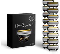 Epkh-Lot De 16 Lames De Rasoir À 5 Lames, Lames De Rechange Compatibles Avec Gillette Fusion 5