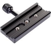EPKH-Plaque à dégagement Rapide Compatible avec Arca Swiss 120 mm avec Adaptateur à Pince QR avec convertisseur de vis 1/4 3/8 Compatible avec rotule de trépied