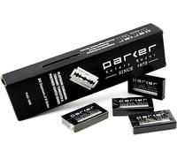Epkh-Sécurité Double Edge Parker Lames De Rasoir, 100 Count (20 X 5), Lames De Rasoir Platinum Premium Avec Platine, Le Tungstène Et Le Chrome Coated Edges