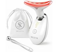 Epkh-Skileya® Appareil Massage Visage Anti Rides + Roll On Offert - Sculpteur Facial & Double Menton Réducteur Avec Luminothérapie Visage - Lifting Ride À 45° -Masseur Avec 7 Led,Ems &radiofréquence