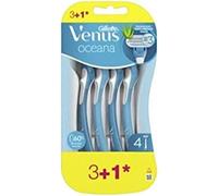 EPKH-Venus Rasoir jetable Gillette Oceana pour femme, lot de 4 lames (3+1 gratuites)