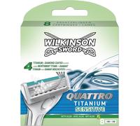 Epkh-Wilkinson - Quattro Titanium Sensitive - Lames De Rasoir Pour Homme - Pack De 8