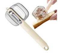 Épluche-Légumes | Éplucheur Fruits et Légumes avec Boîtiér de Rangement | Accessoire Cuisine Anti-Éclaboussures pour Présentation | Pour Maison Études Pique-Nique Camping Food-Truck