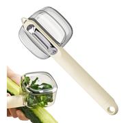 Épluche-Légumes | Éplucheur Fruits et Légumes avec Boîtiér de Rangement | Accessoire Cuisine Anti-Éclaboussures pour Présentation | Pour Maison Études Pique-Nique Camping Food-Truck