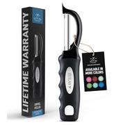 Épluche-légumes pivotant Premium - Prise ergonomique confortable avec lame idéale pour les légumes, les pommes de terre et les carottes par Zulay Kitchen