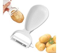 Épluche-Légumes pour Cuisine | Râpe et Dénoyauteur Manuel à Main | Éplucheur pour Pommes de Terre - pour le Citron l'Ail le Chocolat le Fromage le ainsi que pour la Cuisine le Restaurant et la