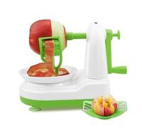 Épluche Pommes, Multifonction Cuisine Pèle, pour Poire, Pommes, Fruits, Légumes (vert)