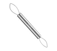 Épluche-Raisin,Séparateur De Pulpe De Raisin En Acier Inoxydable | Outil à Double Face pour Dénoyauter les Cerises et Fruits Rouges Portable pour Maison Voyage Camping Salad
