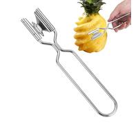 Épluche-Yeux d'Ananas,Outil en Acier Inoxydable pour Retrait des Yeux - Extracteur de Cœur de Fruits Ergonomique et Multifonction pour Fêtes en Plein Air et Pique-niques