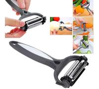 Eplucheur 3 en 1 Epluche Légumes Triple Lames Pèle Agrume en acier inoxydable pour légumes/fruits /fromages