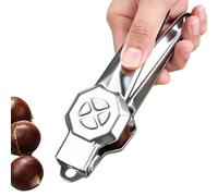 Éplucheur À Châtaignes Éplucheur Robuste en avec Lames Croisées Dentelées | Casse-Noix Pince Outils Cuisine Pour Maison Cuisine Cuisson Pâtisserie Rôtissage Camping