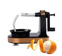 Éplucheur à manivelle - Pele en quelques secondes, sans effort | Éplucheur de légumes rotatif en ABS et acier inoxydable | Pour pommes de terre carottes pommes concombres, gadget de cuisine portable,