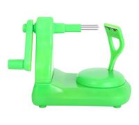 Éplucheur à Manivelle pour Pommes, Manuel, Vert, Acier Inoxydable | Usage Familial ou Cantine, Opération Simple, Nettoyage Facile, Épluchage Rapide, Plastique Robuste