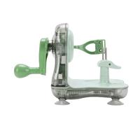 Éplucheur Coupeur Vide-Pomme 3-en-1, Machine à Éplucher à Manivelle avec Poignée Ergonomique, Outil de Cuisine Simple et Rapide pour Pommes, Poires, Pommes de Terre (ABS)