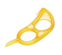 Éplucheur d'agrumes pour oranges - Outils à fruits faciles à éplucher, anneau à double trou,Outil de cuisine sans mains collantes, accessoires de cuisine résistants à l'usure et réutilisables, Gadgets