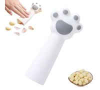 Éplucheur d'ail en forme de patte de chat (6,9 x 3,5 x 13,7 cm) - Décapant à l'ail en silicone sans odeur avec poignée antidérapante, pour ail, gingembre, passe au lave-vaisselle, gadget de cuisine