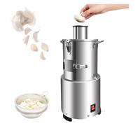 Éplucheur d'ail entier commercial, éplucheur d'ail électrique en acier inoxydable de 200 W avec moteur en cuivre pur, éplucheur automatique de peau avec pieds antidérapants, pour restaurants et