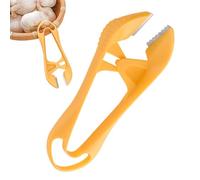 Éplucheur d'ail | Pince 11 cm | Ergonomique | Sans odeur | Pinces à éplucher l'ail en acier inoxydable | Aide de cuisine | Pour un pelage rapide sans odeur sur les mains cuisine restaurant argent