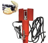 Éplucheur de canne à sucre électrique 120 W automatique avec couvercle de protection, moteur en cuivre pur pour éplucher efficacement la canne à sucre, citrouille, taro, ananas