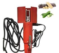 Éplucheur de canne à sucre électrique portatif, 120 W, outil portable pour couper la noix, porte-outils en alliage, épluchage rapide, machine à éplucher la canne à sucre automatique