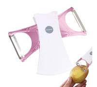 Éplucheur de cuisine, éplucheur de légumes en acier inoxydable à double pointe | Outil râpe avec axe rotatif et poignée antidérapante ergonomique - Pour préparer des salades manger sainement et