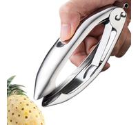 Éplucheur de fraises en acier inoxydable, outil de retrait des yeux d'ananas en métal, antidérapant, cueilleur de tiges de fruits, passe au lave-vaisselle, pour les yeux de pommes de terre