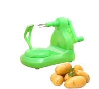 Éplucheur de fruits à manivelle - Multifonction - Éplucheur de cuisine manuel - Poignée - Éplucheur de fruits à manivelle - Éplucheur de poire pour concombres - Orange