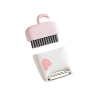 Éplucheur de fruits - Grattoir portable multifonction avec brosse de nettoyage, pour concombres, carottes, poires, maison, cuisine, extérieur, voyage, camping