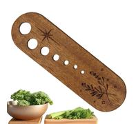Éplucheur De Kale,Éplucheur en Bois pour Cuisine,Séparateur De Légumes Verts Avec Trous De Tailles Différentes - pour Maison, Cuisine, Appartement, Restaurant, Préparation des Repas, Fêtes,