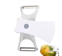 Éplucheur de légumes, éplucheur de légumes en acier inoxydable à double pointe, outil râpe avec axe rotatif et manche antidérapant ergonomique pour préparer des salades, manger sainement et