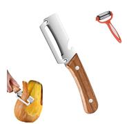 Éplucheur de légumes multifonction pour cuisine, lames ultra tranchantes en acier inoxydable, poignées ergonomiques antidérapantes, gadgets de cuisine pour éplucher les fruits et légumes, avec