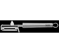 Éplucheur de légumes Silit Classic Line avec lame pendulaire 19 cm, éplucheur de légumes à un seul tranchant, acier inoxydable poli, éplucheur d'asperges, éplucheur de pommes de terre, passe au lave-