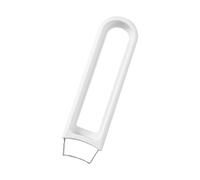 Éplucheur de maïs avec poignée - Gadget de cuisine rapide Qpz766 (blanc, 11 x 3 cm)