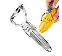 Éplucheur de Maïs Ustensile de Cuisine Ergonomique en d'Aluminium | Détache-grains de maïs Pour Rassemblements dans la Cour, Fêtes entre , Restaurant, Cuisine Familiale, Camping et
