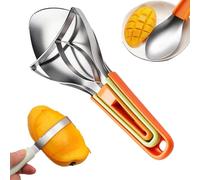 Éplucheur de mangue - À dentelure À main Multifonctionnel Anti-dérapant | Outil coupe-fruits et tranche-pastèque - Pour maison, appartement, camping, pique-nique, intérieur, extérieur, avocat, kiwi, c